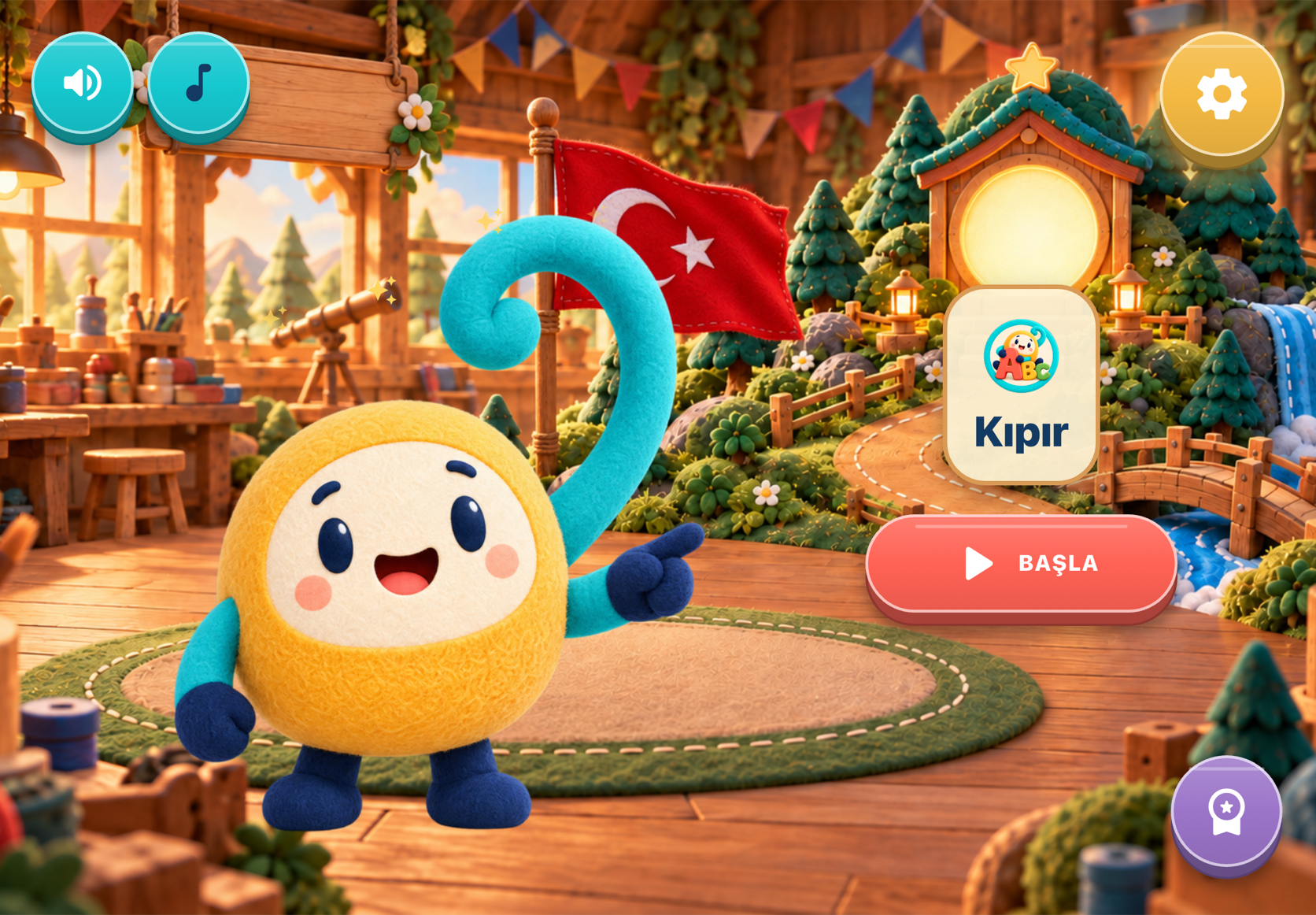 Alfabe Öğreniyorum app home screen